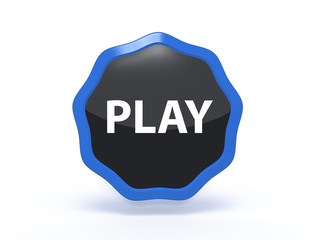 play star icon on white background