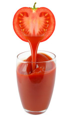 Fresh tomato juice