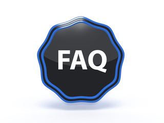 faq star icon on white background