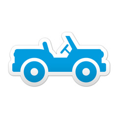 Pegatina simbolo jeep