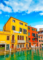 Beautiful very old buildings at Venice Italy