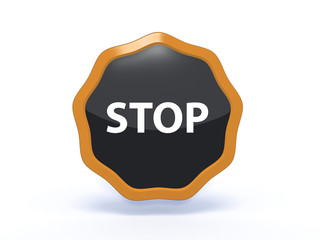 stop star icon on white background
