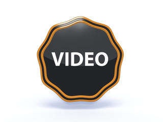 video star icon on white background