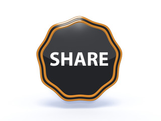 share star icon on white background