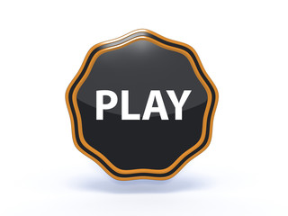 play star icon on white background