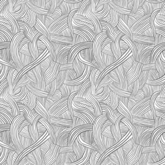 Hand drawn doddle seamless pattern.
