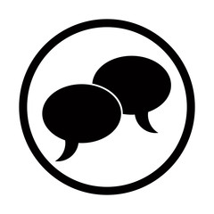 Chat icon, vector.