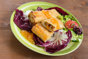 Involtini primavera vegetariani