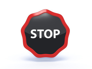 stop star icon on white background