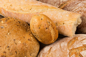 Close-up of traditional bread