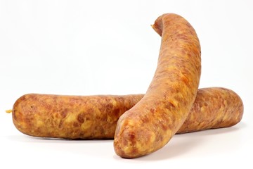 Mettenden isoliert auf weißem Hintergrund