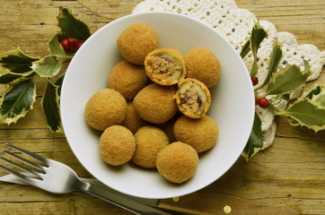 Olive ascolane Cucina italiana مطبخ إيطالي Expo 2015 Milan