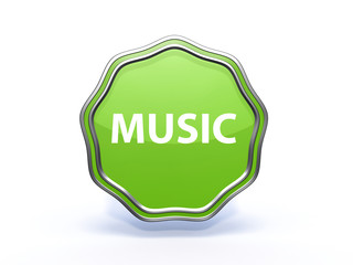 music star icon on white background