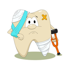 Diseased tooth - 73177924