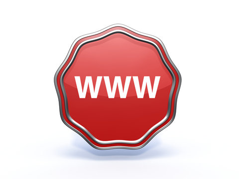 www star icon on white background