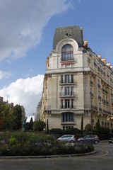 Place du quartier de Passy à Paris