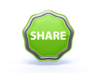 share star icon on white background