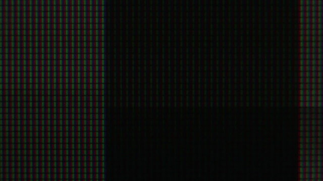 Zoomed in patchwork of squares on monitor