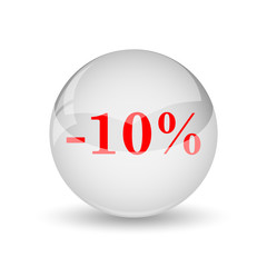 10 percent discount icon