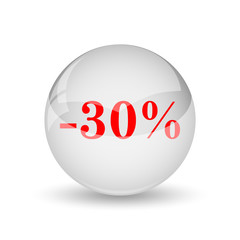 30 percent discount icon