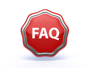 faq star icon on white background