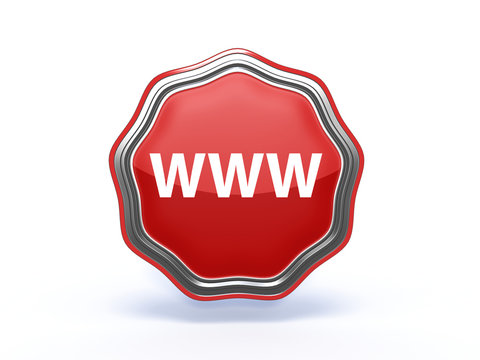 www star icon on white background