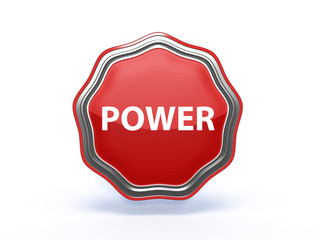power star icon on white background