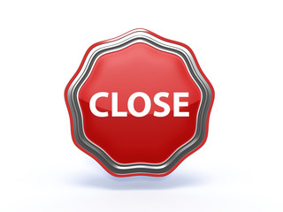 close star icon on white background