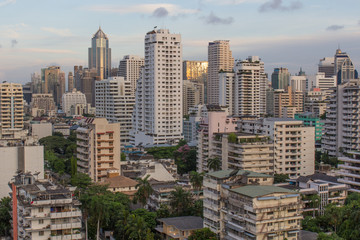 skyline of bangkok
