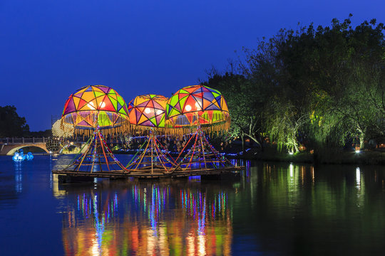 Jelly Fish Like Art At Tainan