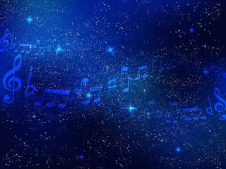 音符　空　背景 © J BOY
