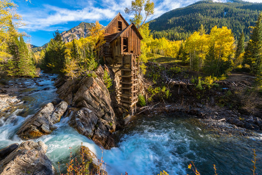 Autumn In Crystal Mill Colorado Landscape