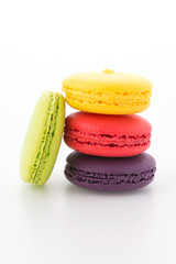 Macaroon isolated on white background