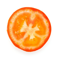 Tomato isolated on white