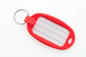 Tag label luggage name