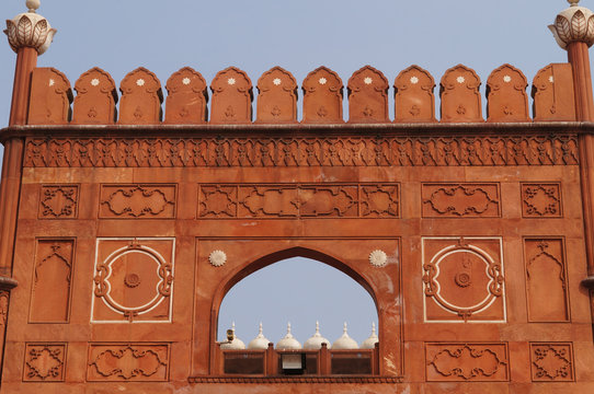 Wall Art of Badshahi Mosque in  Lahore,Pakistan