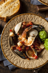 Homemade Italian Seafood Cioppino