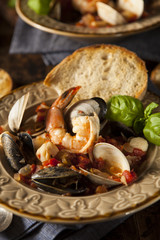 Homemade Italian Seafood Cioppino
