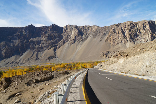 Road to Pasu in Northern  Pakistan
