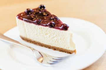 Blueberry cheese cake