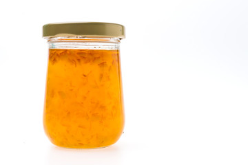 Orange jam jar