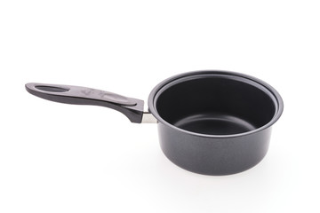 Iron pot isolated on white background