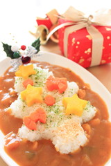クリスマスのカレ―ライス