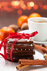 Christmas gingerbread cookies