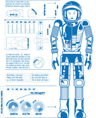 Female Astronaut (white) © Hakaba