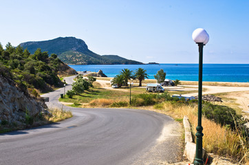 Morning at campers favorite site for summer vacations