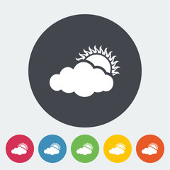 Overcast single icon.