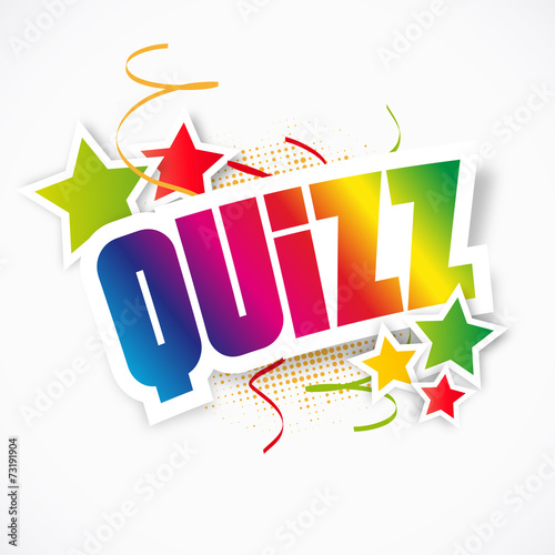 "Quiz Quizz" fichier vectoriel libre de droits sur la banque d'images