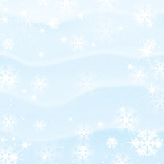 Fototapeta na wymiar Winter snowy background with place for your text