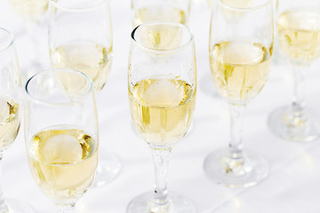 champagne glasses